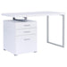Brennan - 3-Drawer Office Computer Desk - Premium Computer Desks from CoasterEveryday - Just $279! Shop now at Furniture Wholesale Plus  We are the best furniture store in Nashville, Hendersonville, Goodlettsville, Madison, Antioch, Mount Juliet, Lebanon, Gallatin, Springfield, Murfreesboro, Franklin, Brentwood