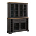 Montrose - Server And Hutch With LED Light - Espresso And Brown – Hutches & Buffets by Elements International at Furniture Wholesale Plus , Nashville furniture store