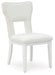 Chalanna - Dining Upholstered Side Chair (Set of 2) - White – Chair Sets by Signature Design by Ashley® at Furniture Wholesale Plus , Nashville furniture store