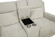 Kennett - Chenille Upholstered Power Reclining Loveseat - Ivory – Reclining Loveseats by Coaster Fine Furniture at Furniture Wholesale Plus , Nashville furniture store