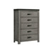 Wade - 5-Drawer Chest - Black Finish – Accent Chests by Elements International at Furniture Wholesale Plus , Nashville furniture store