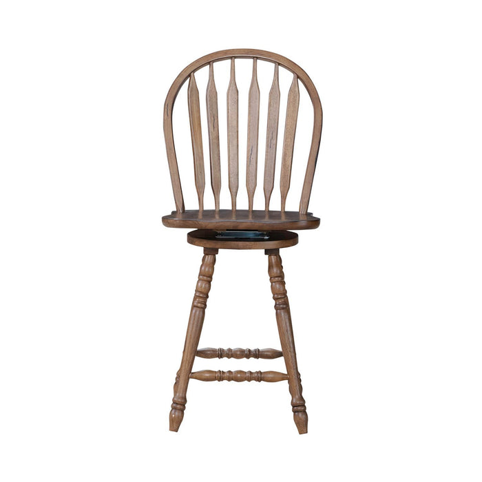 Carolina Crossing - Windsor Swivel Counter Chair – Swivel Chairs by Liberty Furniture at Furniture Wholesale Plus , Nashville furniture store