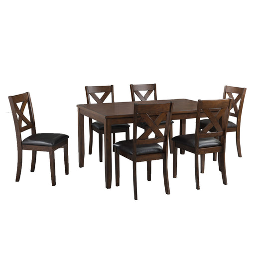 Alex - Dining Set – 7 Piece Dining Room Sets by Elements International at Furniture Wholesale Plus , Nashville furniture store
