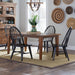 Hearthstone Ridge - Rectangular Table Set – 5 Piece Dining Room Sets by Liberty Furniture at Furniture Wholesale Plus , Nashville furniture store