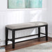 Halle - Counter Bench - Dark Brown – Counter Benches by Steve Silver Furniture at Furniture Wholesale Plus , Nashville furniture store