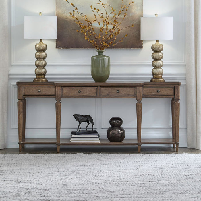 Harrison Heights - Hall Console - Sienna – Console Tables by Liberty Furniture at Furniture Wholesale Plus , Nashville furniture store