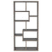 Theo - 6-Shelf Bookshelf - Premium Standard Bookcases from CoasterEveryday - Just $249! Shop now at Furniture Wholesale Plus  We are the best furniture store in Nashville, Hendersonville, Goodlettsville, Madison, Antioch, Mount Juliet, Lebanon, Gallatin, Springfield, Murfreesboro, Franklin, Brentwood