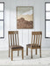 Urbinforte - Dining Upholstered Side Chair (Set of 2) - Light Brown – Chair Sets by Signature Design by Ashley® at Furniture Wholesale Plus , Nashville furniture store