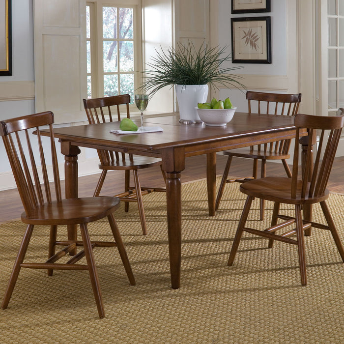 Creations - 5 Piece Butterfly Leaf Set - Dark Brown – 5 Piece Dining Room Sets by Liberty Furniture at Furniture Wholesale Plus , Nashville furniture store