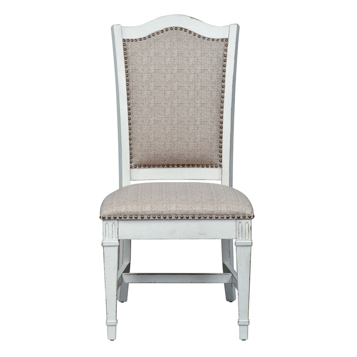 Abbey Park - Upholstered Side Chair - Antique White – Side Chairs by Liberty Furniture at Furniture Wholesale Plus , Nashville furniture store