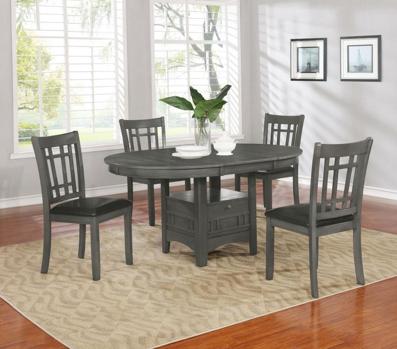 Lavon - 5-Piece Oval Extension Leaf Dining Set - Premium 5 Piece Dining Room Sets from CoasterEveryday - Just $819! Shop now at Furniture Wholesale Plus  We are the best furniture store in Nashville, Hendersonville, Goodlettsville, Madison, Antioch, Mount Juliet, Lebanon, Gallatin, Springfield, Murfreesboro, Franklin, Brentwood