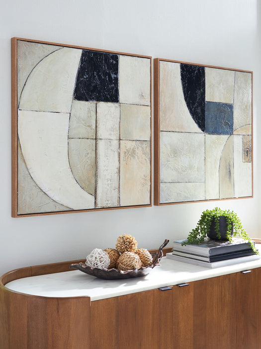 Bexlen - Wall Art Set (Set of 2) - Tan / Taupe / Black – Canvas Art Sets by Signature Design by Ashley® at Furniture Wholesale Plus , Nashville furniture store