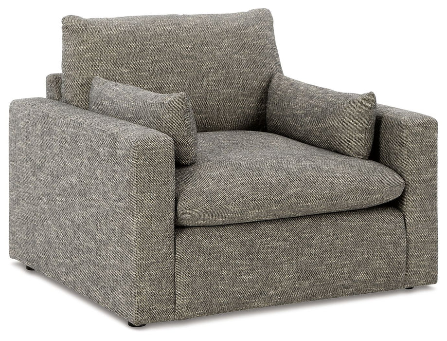 Dramatic - Chair and a Half - Granite – Arm Chairs by Benchcraft® at Furniture Wholesale Plus , Nashville furniture store