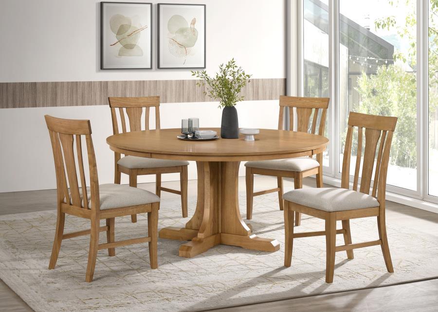 Hartville - Round Dining Table Set – 5 Piece Dining Room Sets by Coaster Fine Furniture at Furniture Wholesale Plus , Nashville furniture store