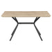 Edgecreek - Composite Wood Dining Table - Light Brown – Dining Tables by Coaster Fine Furniture at Furniture Wholesale Plus , Nashville furniture store