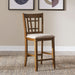 Santa Rosa - Lattice Back Counter Chair - Antique Honey – Counter Chairs by Liberty Furniture at Furniture Wholesale Plus , Nashville furniture store