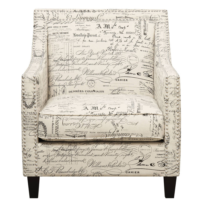 Erica - Chair - Beige – Accent Chairs by Elements International at Furniture Wholesale Plus , Nashville furniture store