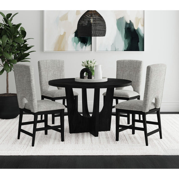 Oregon - Round Table With Wood Top – Counter Tables by Elements International at Furniture Wholesale Plus , Nashville furniture store