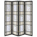 Catabella - 4-Panel Room Divider Folding Shoji Screen Floral - Black – Room Dividers by CoasterEveryday at Furniture Wholesale Plus , Nashville furniture store