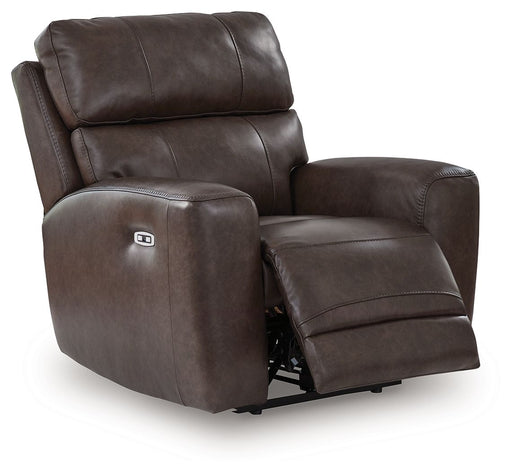 Crossplex - Power Recliner / Adjustable Headrest - Smoke – Reclining Chairs by Signature Design by Ashley® at Furniture Wholesale Plus , Nashville furniture store