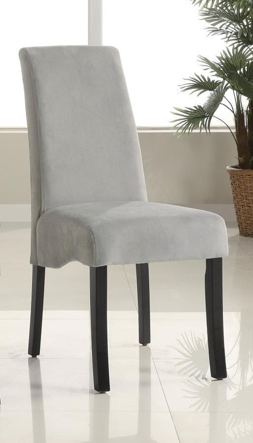 Stanton - Upholstered Dining Side Chairs (Set of 2) - Gray - Premium Chair Sets from CoasterEssence - Just $329! Shop now at Furniture Wholesale Plus  We are the best furniture store in Nashville, Hendersonville, Goodlettsville, Madison, Antioch, Mount Juliet, Lebanon, Gallatin, Springfield, Murfreesboro, Franklin, Brentwood