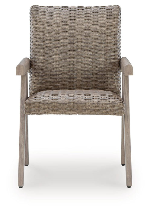 Cliff Trails - Beige - Arm Chair (Set of 2) - Premium Chair Sets from Signature Design by Ashley® - Just $948! Shop now at Furniture Wholesale Plus  We are the best furniture store in Nashville, Hendersonville, Goodlettsville, Madison, Antioch, Mount Juliet, Lebanon, Gallatin, Springfield, Murfreesboro, Franklin, Brentwood