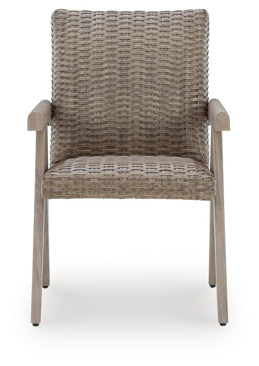 Cliff Trails - Beige - Arm Chair (Set of 2) - Premium Chair Sets from Signature Design by Ashley® - Just $948! Shop now at Furniture Wholesale Plus  We are the best furniture store in Nashville, Hendersonville, Goodlettsville, Madison, Antioch, Mount Juliet, Lebanon, Gallatin, Springfield, Murfreesboro, Franklin, Brentwood