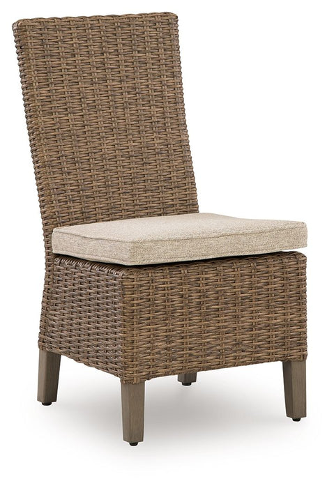 Laguna Heights - Side Chair With Cushion (Set of 2) - Beige – Chair Sets by Signature Design by Ashley® at Furniture Wholesale Plus , Nashville furniture store