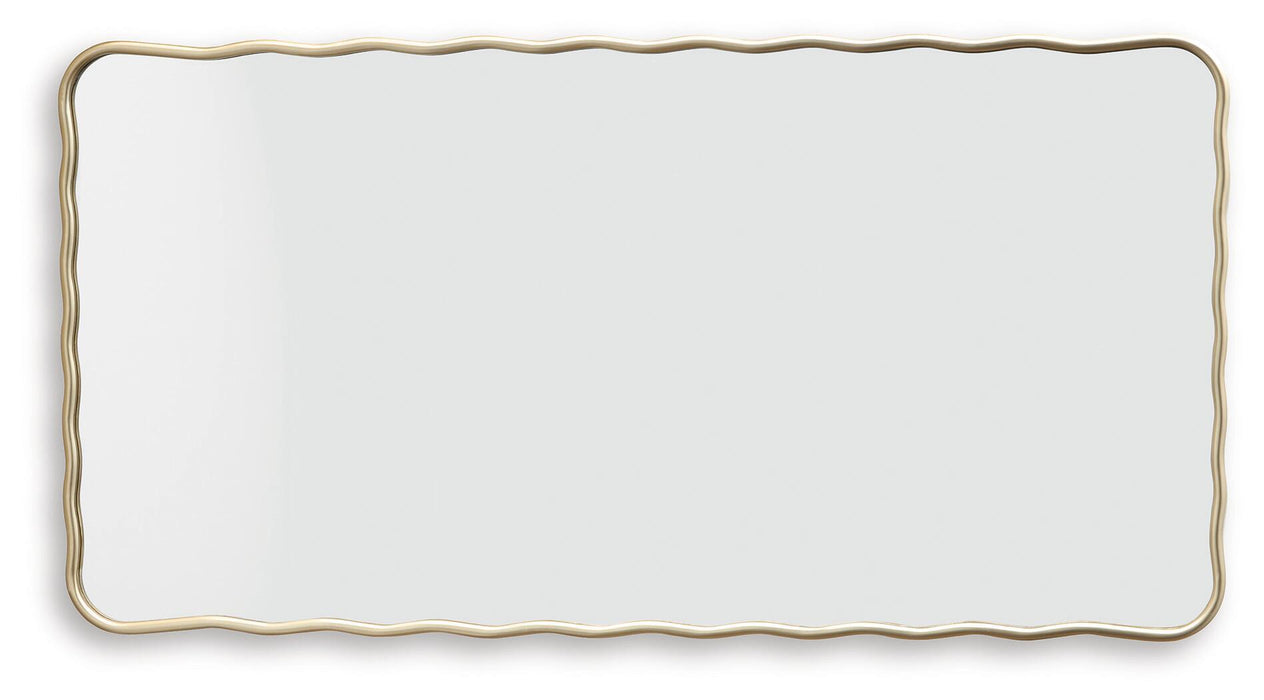 Brenthill - Accent Mirror - Gold – Accent Mirrors by Signature Design by Ashley® at Furniture Wholesale Plus , Nashville furniture store