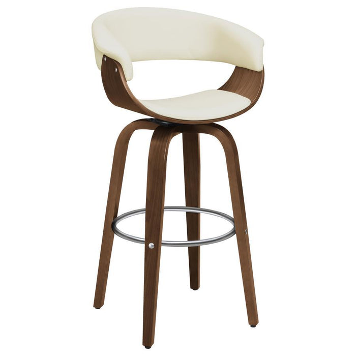 Zion - Upholstered Swivel Bar Stool – Bar Height (28"-30") by CoasterEssence at Furniture Wholesale Plus , Nashville furniture store