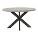 Axel - Round Dining Table - Espresso / Light Gray – Dining Tables by Elements International at Furniture Wholesale Plus , Nashville furniture store