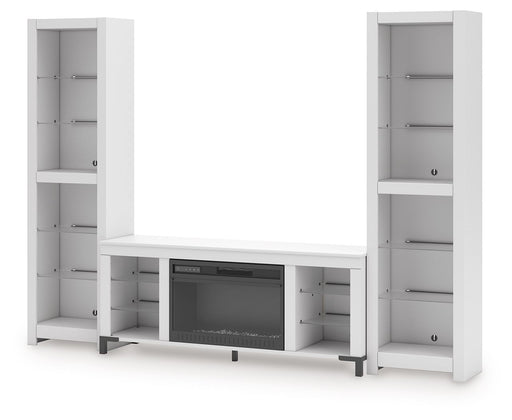 Brollevi - 3-Piece Entertainment Center - White – Entertainment Centers by Signature Design by Ashley® at Furniture Wholesale Plus , Nashville furniture store