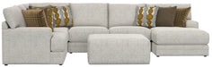 Tori - Sectional With Comfort Coil Seating, Cocktail Ottoman And Accent Pillows Included – 2 Piece Living Room Sets by Jackson at Furniture Wholesale Plus , Nashville furniture store