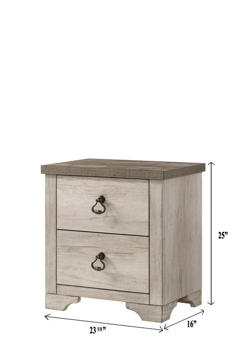 Patterson - Nightstand - Beige – Accent Nightstands by Crown Mark at Furniture Wholesale Plus , Nashville furniture store