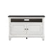 Allyson Park - 46" TV Console - Wirebrushed White / Charcoal – TV Stands by Liberty Furniture at Furniture Wholesale Plus , Nashville furniture store