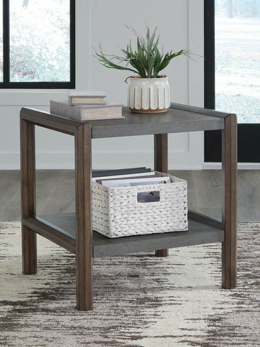 Kallenny - Rectangular End Table - Brown / Gray – End Tables by Signature Design by Ashley® at Furniture Wholesale Plus , Nashville furniture store