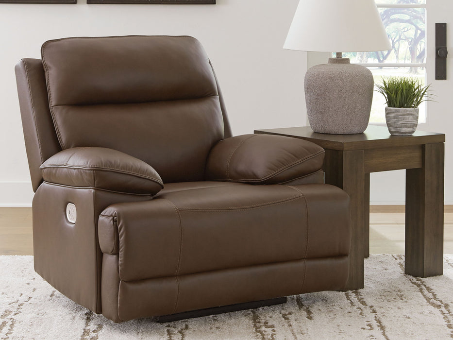 Vonryan - Power Recliner / Adj Headrest - Tobacco – Reclining Chairs by Signature Design by Ashley® at Furniture Wholesale Plus , Nashville furniture store