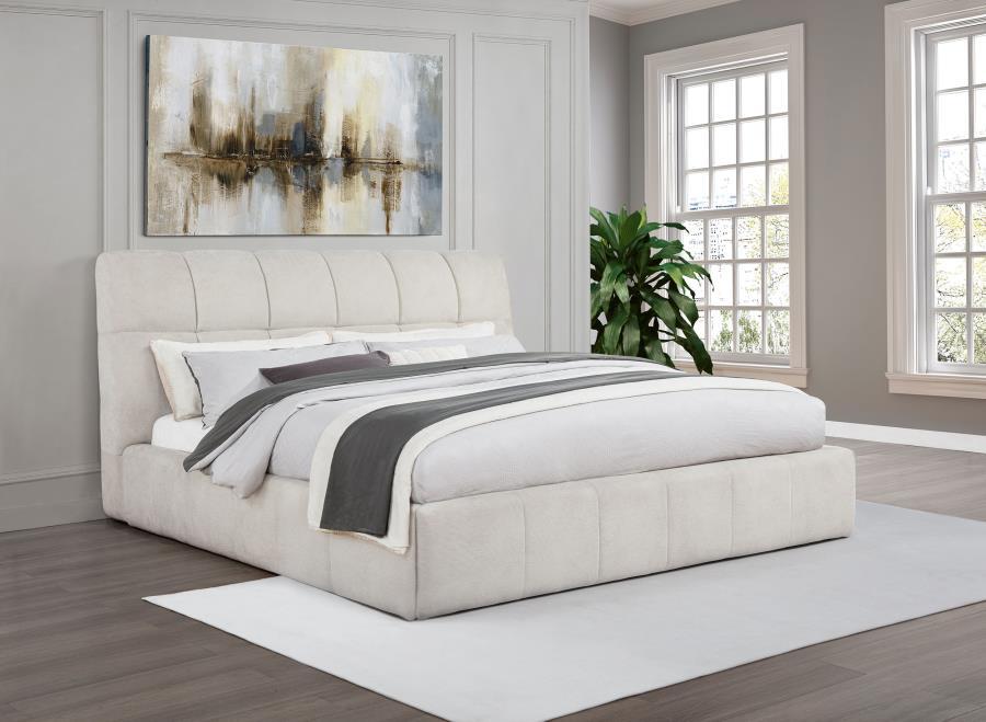 Nollet - Upholstered Platform Bed – Upholstered Beds by Coaster Fine Furniture at Furniture Wholesale Plus , Nashville furniture store