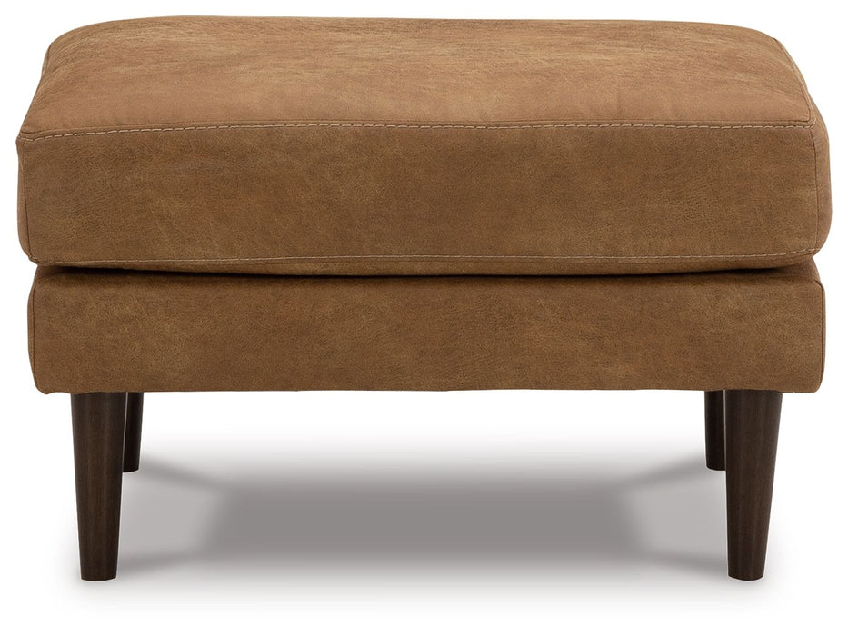 Telora - Ottoman - Caramel – Upholstered Ottomans by Signature Design by Ashley® at Furniture Wholesale Plus , Nashville furniture store