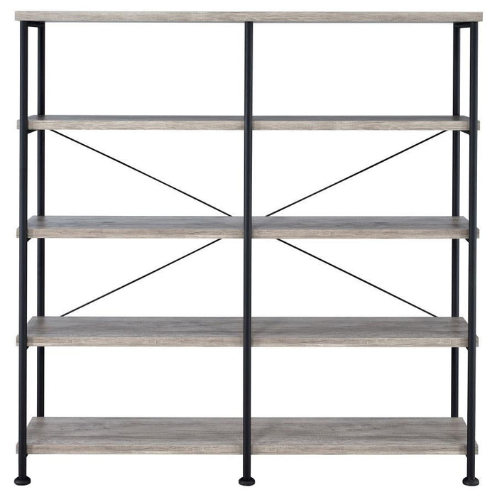 Analiese - 4-Shelf Double Bookshelf - Premium Standard Bookcases from CoasterEveryday - Just $309! Shop now at Furniture Wholesale Plus  We are the best furniture store in Nashville, Hendersonville, Goodlettsville, Madison, Antioch, Mount Juliet, Lebanon, Gallatin, Springfield, Murfreesboro, Franklin, Brentwood