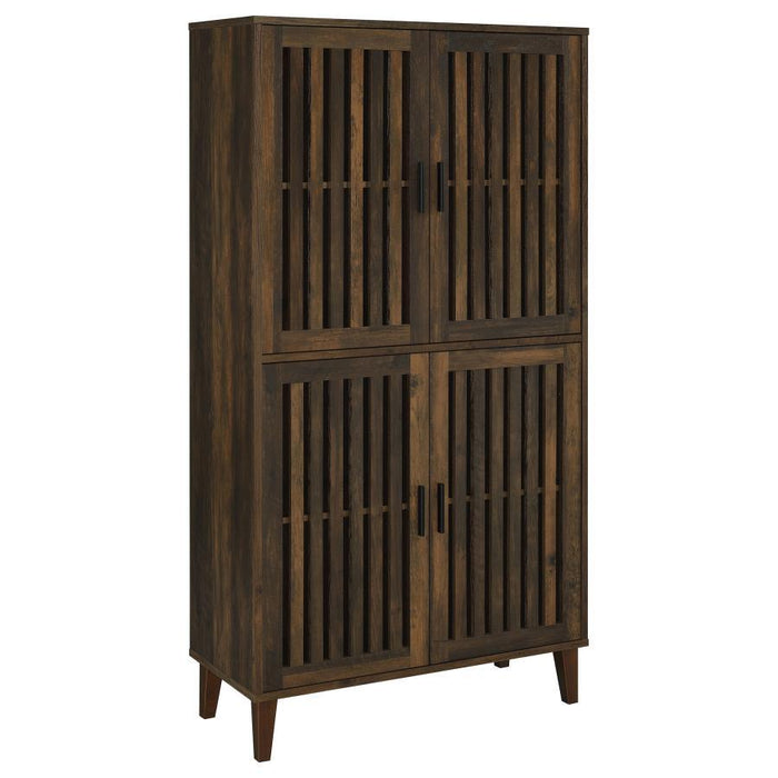 Elouise - 4 Door Engineered Wood Tall Accent Cabinet - Dark Pine – Accent Cabinets by Coaster Fine Furniture at Furniture Wholesale Plus , Nashville furniture store