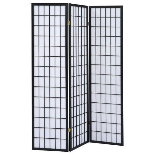 Carrie - 3-Panel Room Divider Folding Shoji Screen - Premium Room Dividers from CoasterEveryday - Just $109! Shop now at Furniture Wholesale Plus  We are the best furniture store in Nashville, Hendersonville, Goodlettsville, Madison, Antioch, Mount Juliet, Lebanon, Gallatin, Springfield, Murfreesboro, Franklin, Brentwood