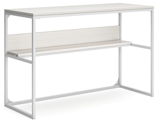 Deznee - White - 48" Home Office Desk - Premium Computer Desks from Signature Design by Ashley® - Just $148! Shop now at Furniture Wholesale Plus  We are the best furniture store in Nashville, Hendersonville, Goodlettsville, Madison, Antioch, Mount Juliet, Lebanon, Gallatin, Springfield, Murfreesboro, Franklin, Brentwood
