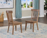 Riverdale - Side Chair (Set of 2) - Driftwood – Chair Sets by Steve Silver Furniture at Furniture Wholesale Plus , Nashville furniture store