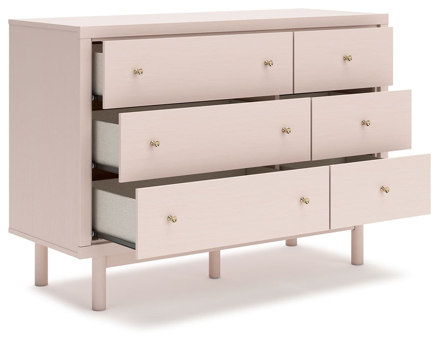 Wistenpine - Six Drawer Dresser - Blush – Dressers by Signature Design by Ashley® at Furniture Wholesale Plus , Nashville furniture store