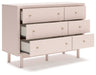 Wistenpine - Six Drawer Dresser - Blush – Dressers by Signature Design by Ashley® at Furniture Wholesale Plus , Nashville furniture store