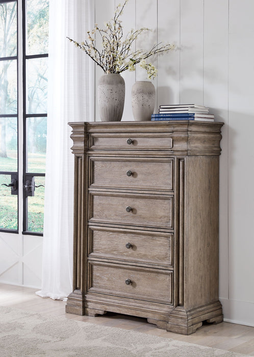 Blairhurst - Five Drawer Chest - Light Grayish Brown – Accent Chests by Signature Design by Ashley® at Furniture Wholesale Plus , Nashville furniture store