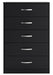 Finch - Five Drawer Chest - 46" Height - Black – Accent Chests by Signature Design by Ashley® at Furniture Wholesale Plus , Nashville furniture store
