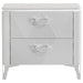 Cassia - 2-Drawer Nightstand Bedside Table - White High Gloss – Accent Nightstands by Coaster Fine Furniture at Furniture Wholesale Plus , Nashville furniture store