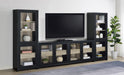 Denison - 3 Piece Entertainment Center 79" TV Stand - Black – Entertainment Centers by Coaster Fine Furniture at Furniture Wholesale Plus , Nashville furniture store